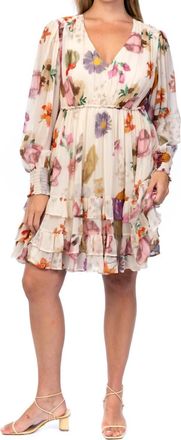 Tolani Rhett Dress In Champagne