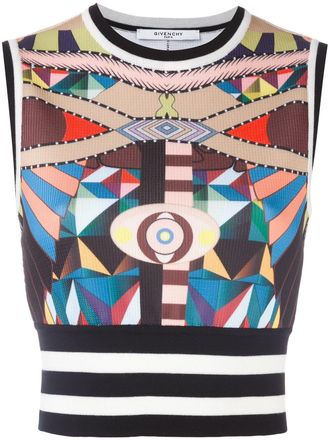 Givenchy Crazy Cleopatra knitted top - Veelkleurig