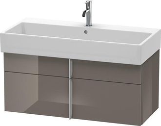 Duravit Duravit Vero Air Mueble De Pared 98,4 X 43,1 Cm, 1 Caj&oacute;n, 1 Extra&iacute;ble, Para Vero Air 235010, Color (frente/cuerpo): Laca De Color Gris Franela De Alto