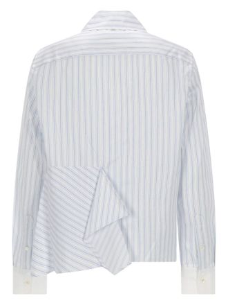 J.W.Anderson Asymmetrical Drape Shirt - Azure
