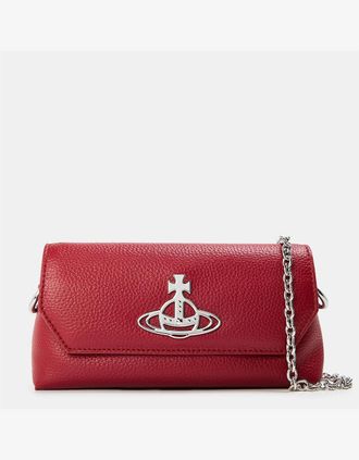 Vivienne Westwood Womens Womens Viv Mini Chain Pouch Clutch Bag - Red - Size: ONE size