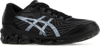 Asics Mens Nylon Lace-Up Sneaker Black
