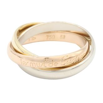 Cartier Pink Gold White Gold Yellow Gold Yellow Gold (18K) Pink Gold (18K) White Gold (18K) Band Ring (Pre-Owned)