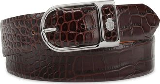 Billionaire Boys Club Leather Belt Crocco - Heren - Riemen - Bruin - 105 CM - Leer - Accessoires