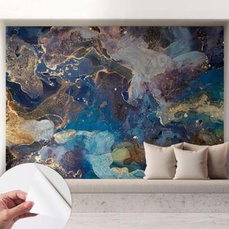 Tulup Carta Da Parati Autoadesiva - Fotomurale - Alta Qualit&agrave; - Per La Cucina - Camera Da Letto - Mosaico Cosmico 208x146 Cm