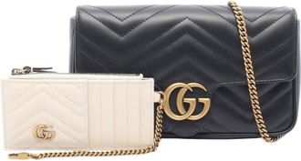 Gucci Pre-owned Gucci Small GG Marmont Matelasse Calfskin Shoulder Bag Ladies 49QTV0GA2GFGJEHO