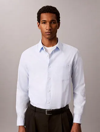 Calvin Klein Camisa Oxford Con Botones