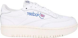 Reebok Club C Double damessneaker - Wit - Dames - Tennisschoenen - Wit - 40 1/2 EU - Leer - Fitness