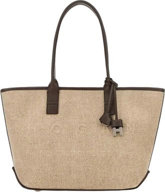 Hogan Mastice Address Shopping Piccola Linen Shopping Bag