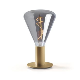 Daylight Italia L&aacute;mpara de mesa de metal dorado