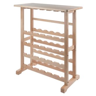 Winsome 24-Bottle Wine Rack Natural