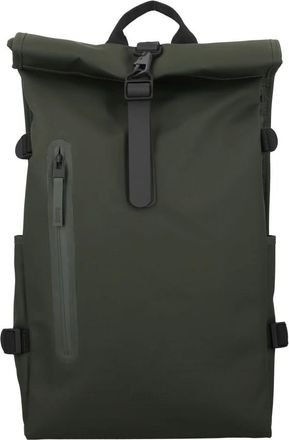 Rains Rolltop Rugzak Large - unisex - Rugzakken - Groen - ONE Size - Polyester - Tassen