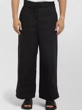 Jacquemus marin trousers wide leg cotton belt