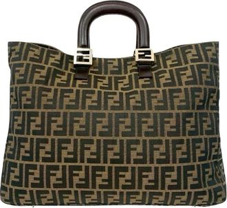 Fendi Pre-owned Tote Bags, female, Brown, Size: ONE SIZE Pre-owned Tote Bag