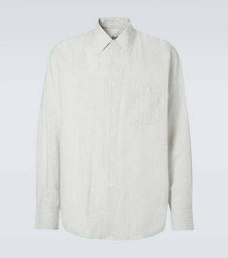 Our Legacy Above striped cotton-blend shirt