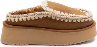 Mou Eskimo Bold Slippers - Dames - Pantoffels - Bruin - 37 EU - Su&egrave;de - Schoenen