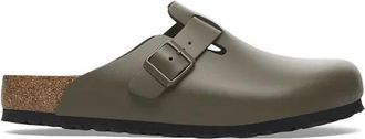 Birkenstock Boston Regular Fit - unisex - Schoenen - Groen - Maat: 36 EU Leer