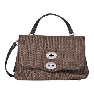 Zanellato Handbags, female, Brown, Size: ONE SIZE Medium Postina Bag