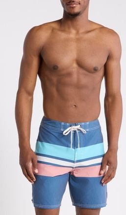 Quiksilver Original Straight Board Shorts in Dark Denim at Nordstrom, Size 38