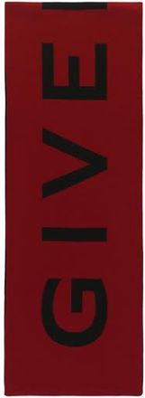 Givenchy 4G Reversible Wool Scarf in Red Black at Nordstrom Rack