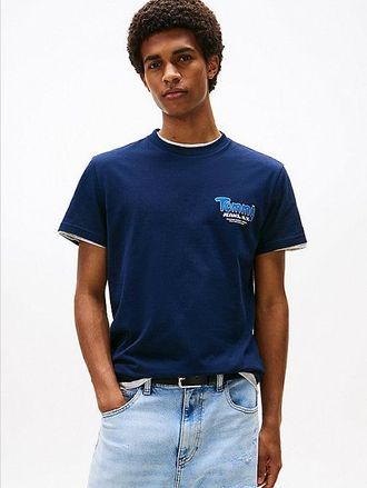 Tommy Hilfiger Logo Slim Crew Neck T-Shirt