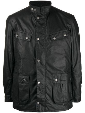 Barbour Giacca Tourer Duke cerata - Nero