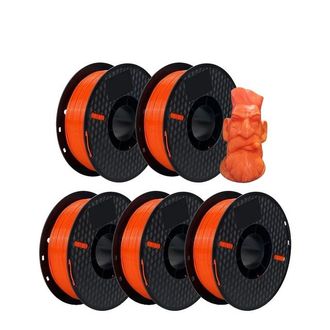OEM Filamento Para Impresora 3d, Ecol&oacute;gico, Compatibilidad Vers&aacute;til, Naranja