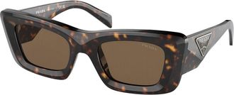 Prada PR 13ZSF Asian Fit 2AU06B Womens Sunglasses Tortoiseshell Size 52