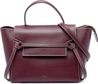 Celine Pre-owned Celine Mini Smooth Calfskin Double Stitched Belt Bag Ladies 8J52ZLE9P0HMC11L