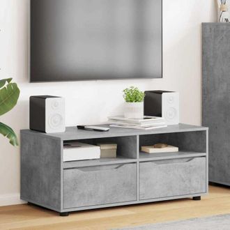 vidaXL vidaXL Mobile TV Grigio cemento 100 x 48 x 43 cm Legno multistrato