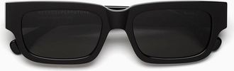 Retro Superfuture Roma Black Sunglasses
