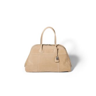 Miu Miu Vivant Suede Bag, Woman, Ecru