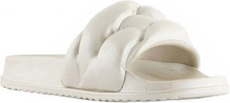 Lemon Jelly Womens Cocoon One Band Slide In Warm Grey