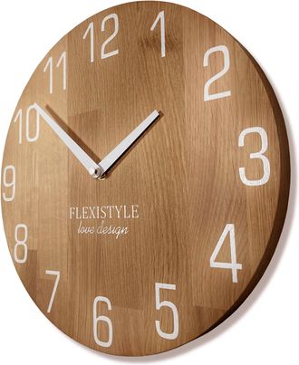 OEM Reloj De Pared De Madera Natur 30 Cm
