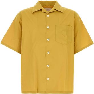 Prada Mustard Poplin Shirt