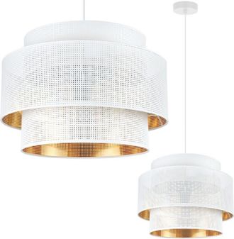 OEM L&aacute;mpara Colgante Asti Trio Oro Blanco Malla 45cm