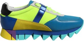 Dolce & Gabbana Luxe Logo Lage Sneakers - Heren - Sneakers - Veelkleurig - 39 EU - Leer - Schoenen