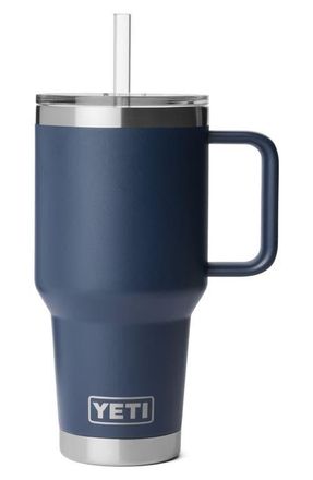 Yeti Rambler 35-Ounce Straw Mug in Navy at Nordstrom