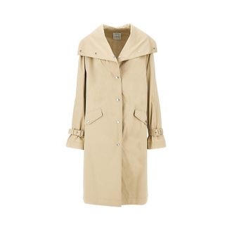 Toteme Oversized gabardine trench coat Woman 34