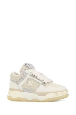 Amiri Mesh and Leather Sneaker - White