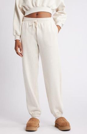 BP. Baggy Fleece Joggers in Beige Oatmeal Light Heather at Nordstrom Rack, Size X-Large