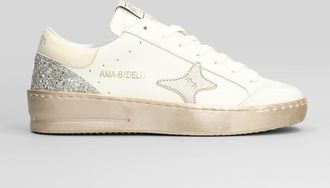 Ama-Brand Sneakers In White Leather
