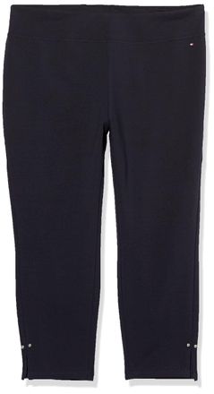 Tommy Hilfiger Womens W2ef0176-syz-1x Casual Pants, Sky Capt, 1X
