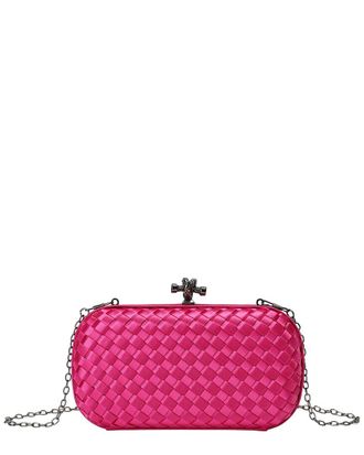 Tiffany & Fred Woven Satin Crossbody Clutch