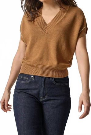 Lilla P V-Neck Sweater In Cork