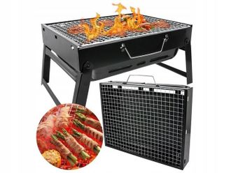 OEM Parrilla De Jard&iacute;n Plegable Grande Para Turistas, De Carb&oacute;n, Perfecta Para Un Picnic