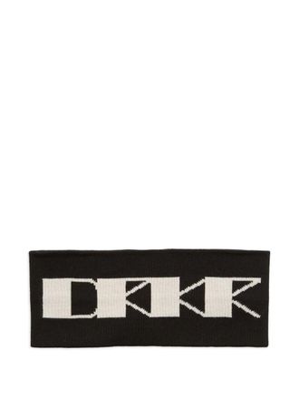 Rick Owens concordians knit headband - unisex - Cotton - One Size - Black