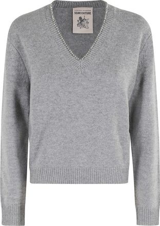 Semicouture Nahia Sweater With V-Neck