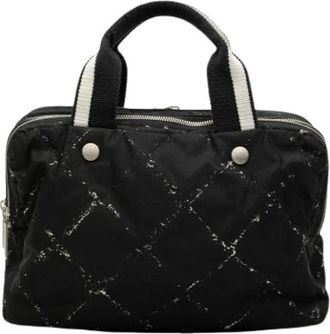 Chanel Pre-owned Handbags, female, Black, Size: ONE SIZE Pre-owned Handbag