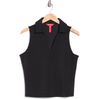 Spanx Airessentials Polo Tank in Very Black at Nordstrom Rack, Size X-Large